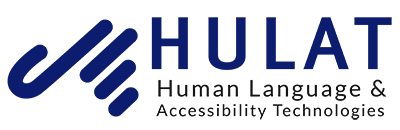 Logo del Grupo HULAT - Human Language and Accessibility Technologies
